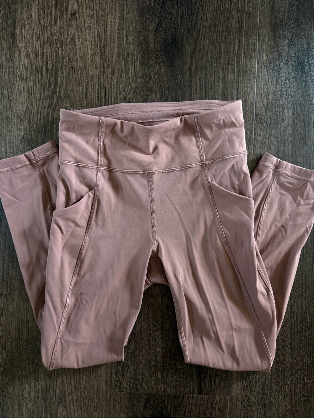 Lululemon Mauve Leggings 22” Inseam